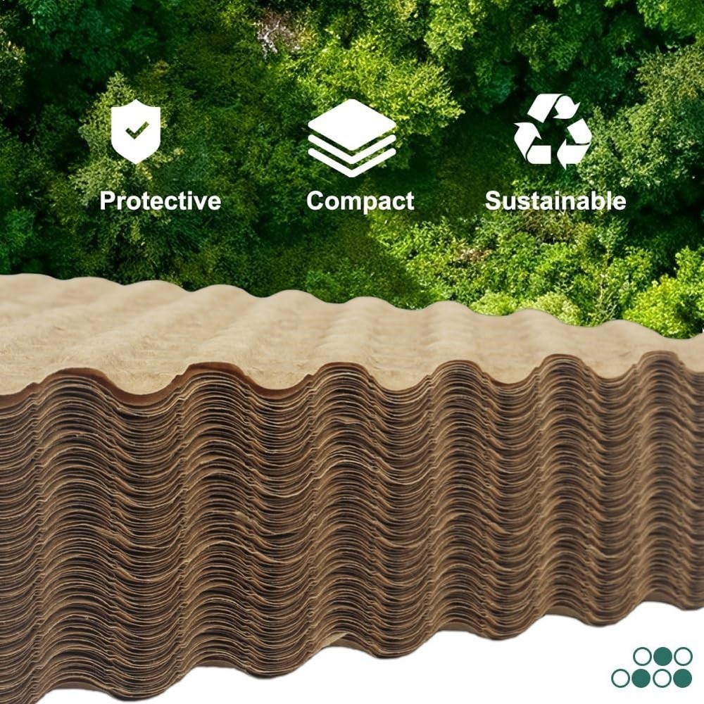 Reusable Bubble Paper Sheets 15" x 12”, Durable Bubble Wrap Sheets 50ft / 100ft.