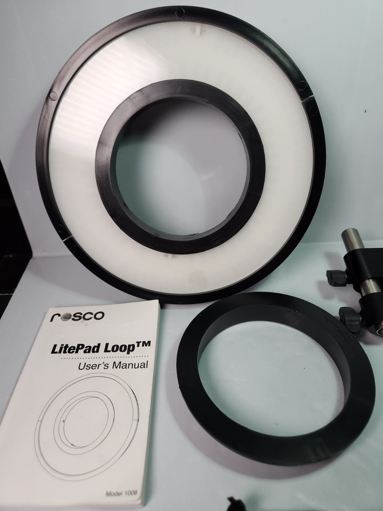 Rosco LitePad Loop LED Ring Light w/ Camera Mount Model 1008