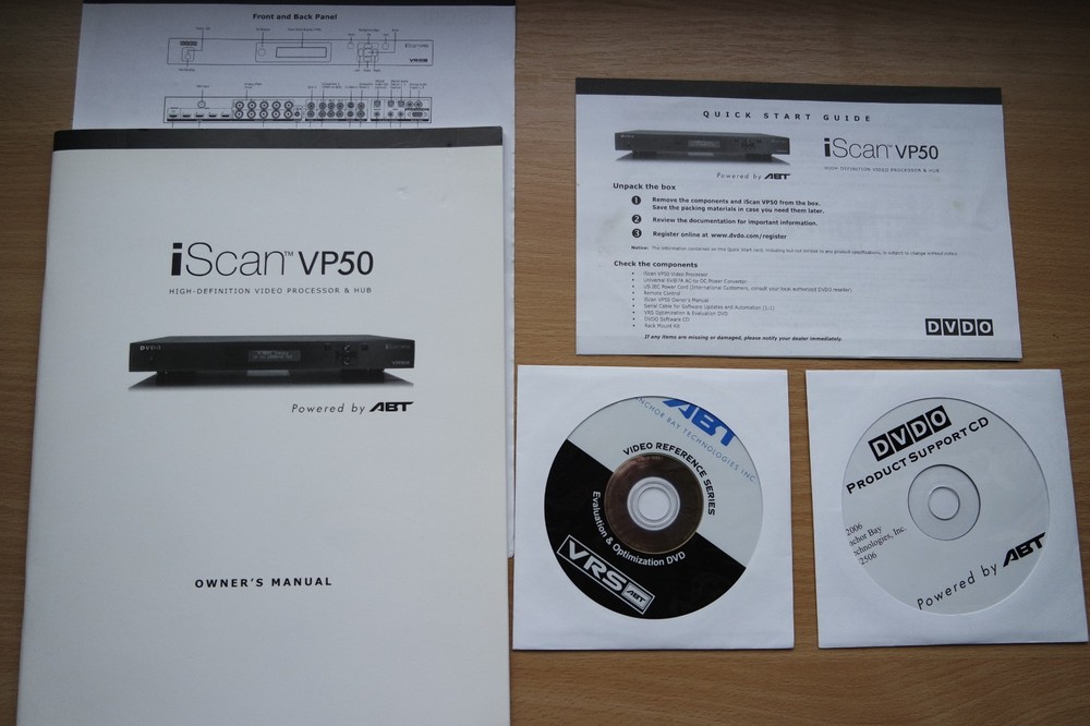 DVDO iScan VP50 Video Processor, Scaler, No audio via HDMI Output
