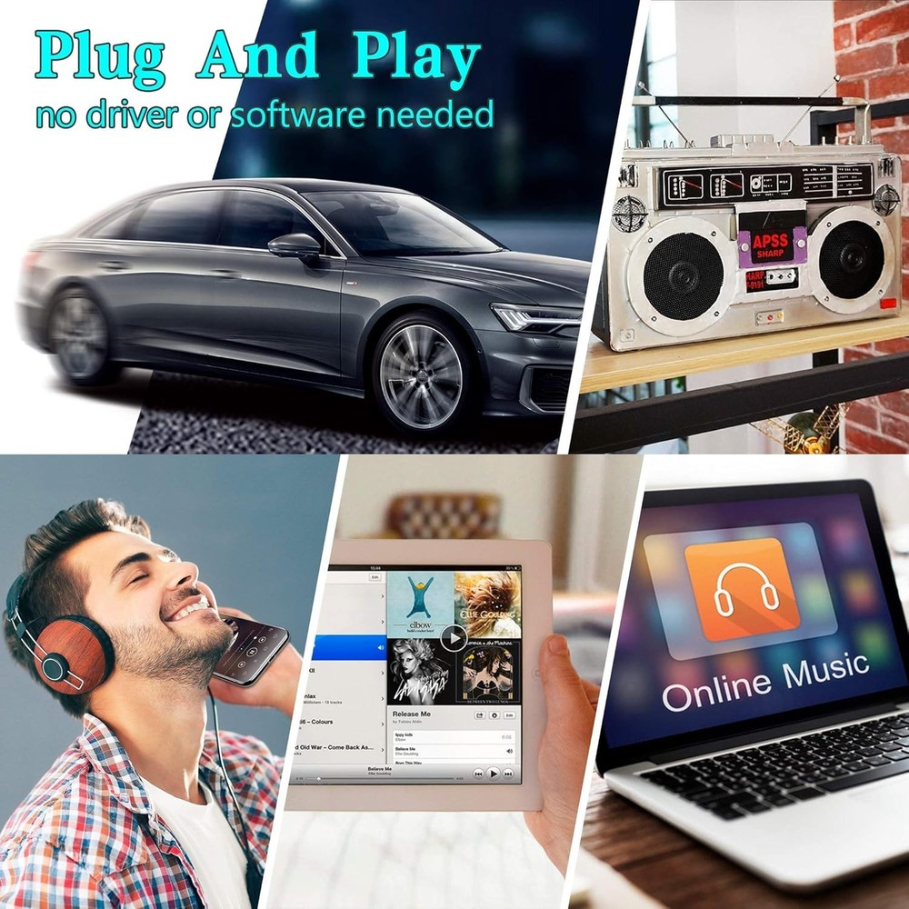 Vintage Car Bluetooth Receiver - Easy Installation