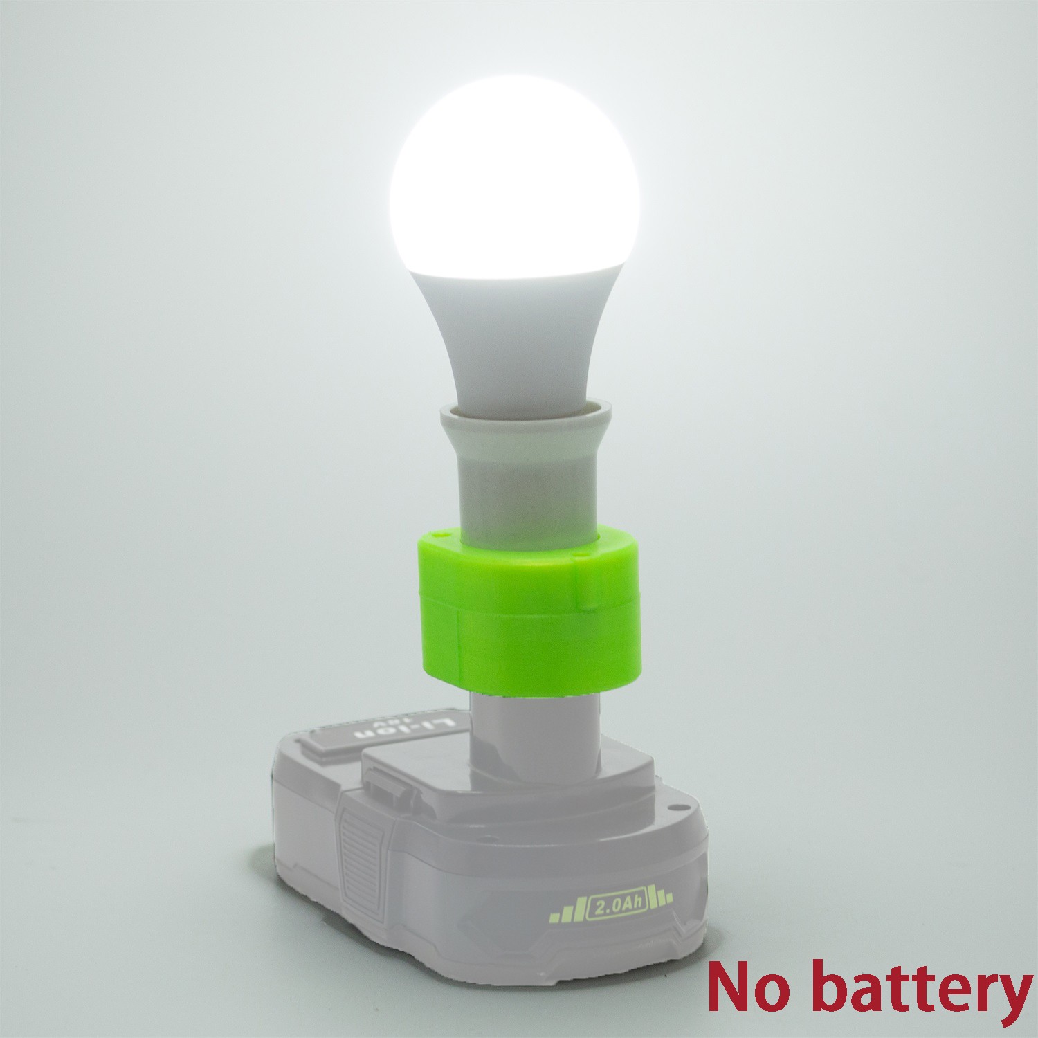 LED Work Light Bulb Portable Lamp For Ryobi 18V Series Battery Cordless E27 Bulb