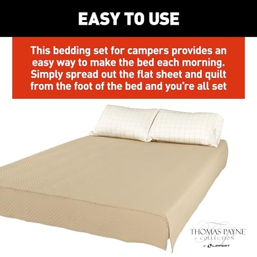 Easy Zzzs RV Bedding Set - King, Tan