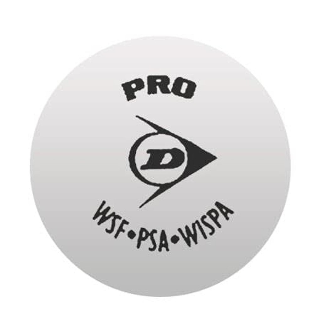 DUNLOP Squash Balls Pro White Box 12