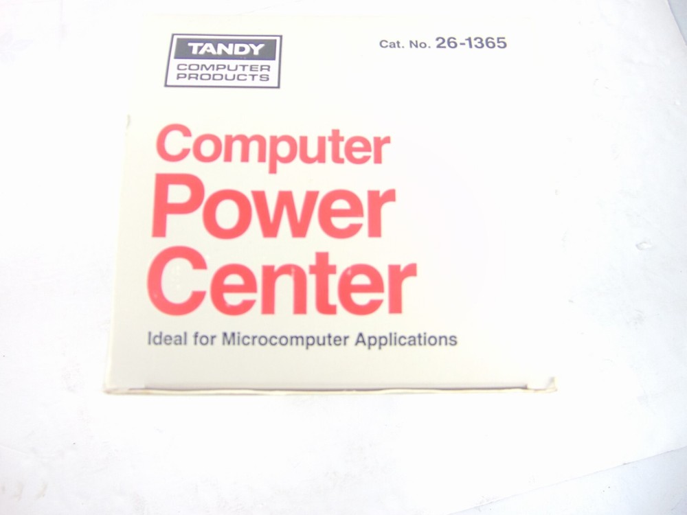Tandy Computer Power Center 26-1365