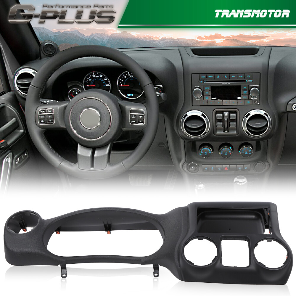 Fit For 2011-2014 Jeep Wrangler Dash Instrument Cluster Trim Panel Bezel