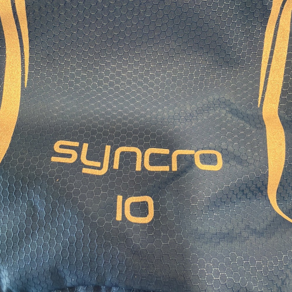 OSPREY Syncro 10 Blue Hydration Backpack ~ S/M (41-48 cm) ~ Complete ~EUC~