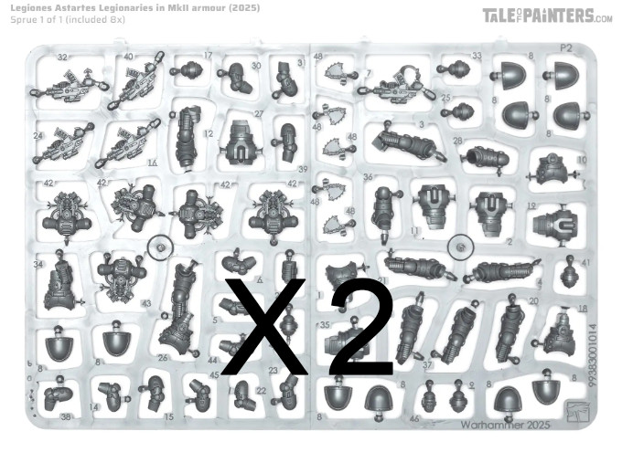 Legionaries in MKII Power Armor (10x) from Horus Heresy Saturnine