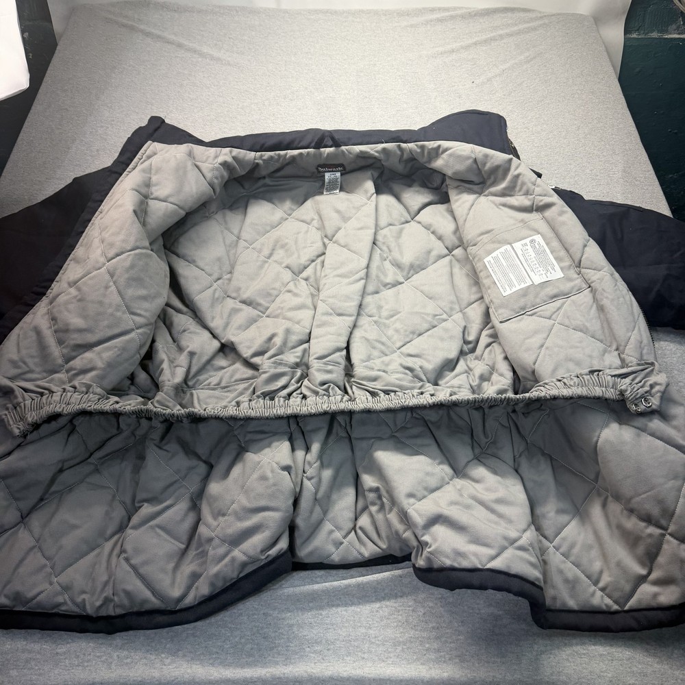 Bulwark FR Flame Resistant Deluxe Parka Navy Blue Work Jacket