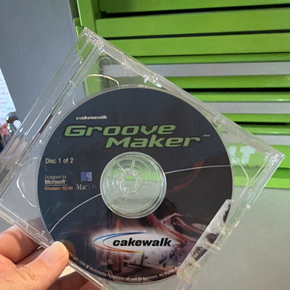 Cakewalk Groove Maker Loops & Samples CD for Windows 95/98 Mac OS