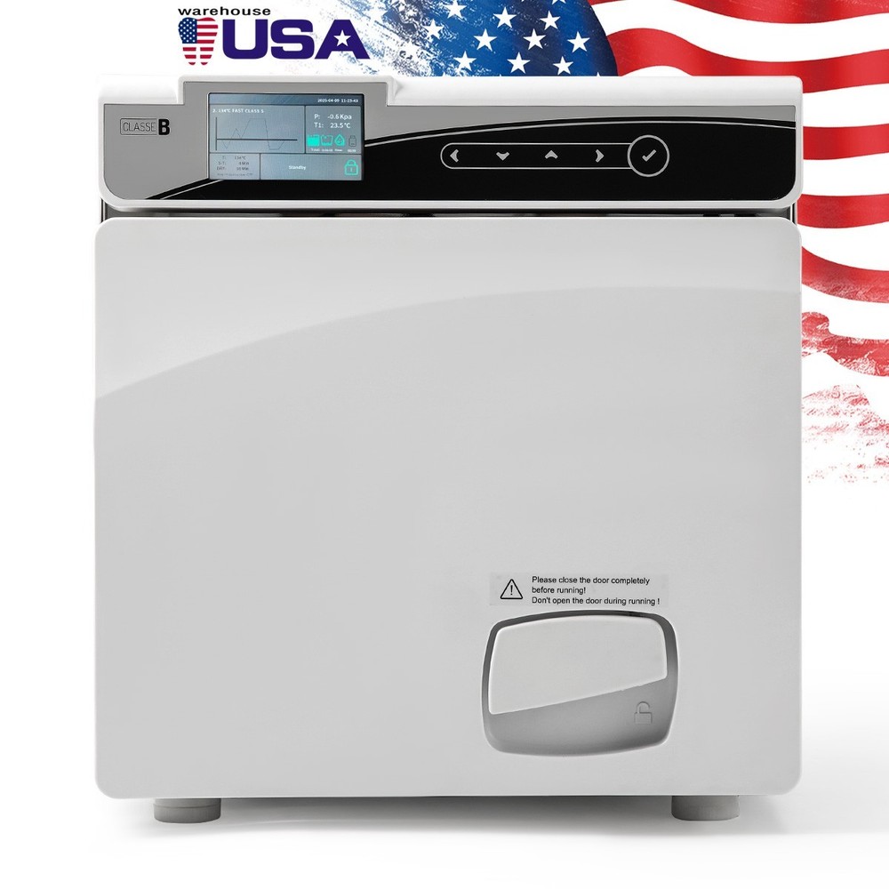 22L ClassB Dental Autoclave Steam Sterilizer Sterilization with Printer Function