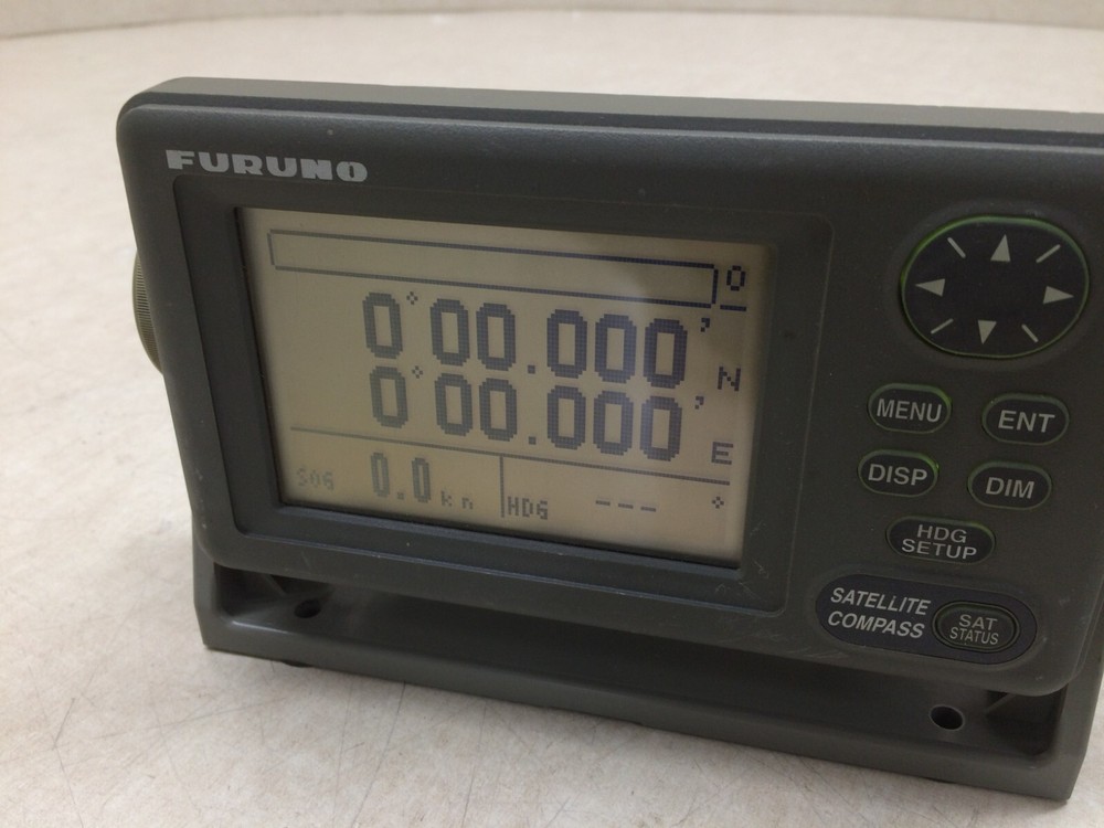 Furuno Satellite Compass Display Head V2.01 GPS SC-502 Screen Button Mount