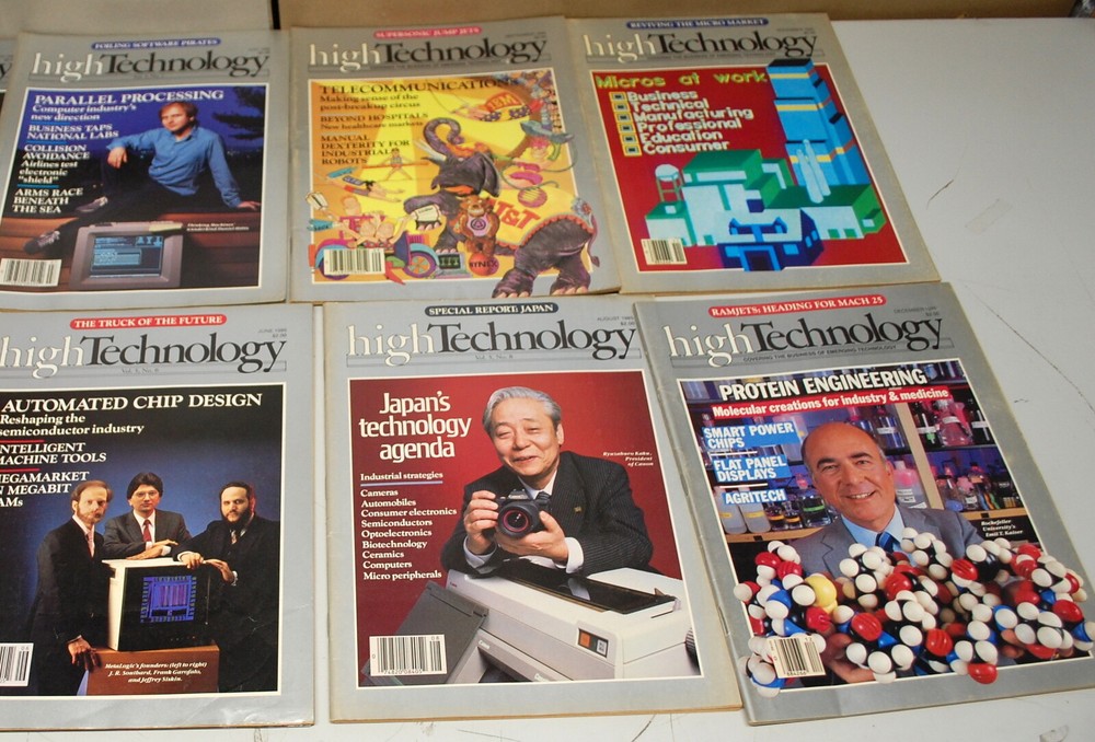Rare High Technology Magazine 10 Issues 1985 Ships Worldwide