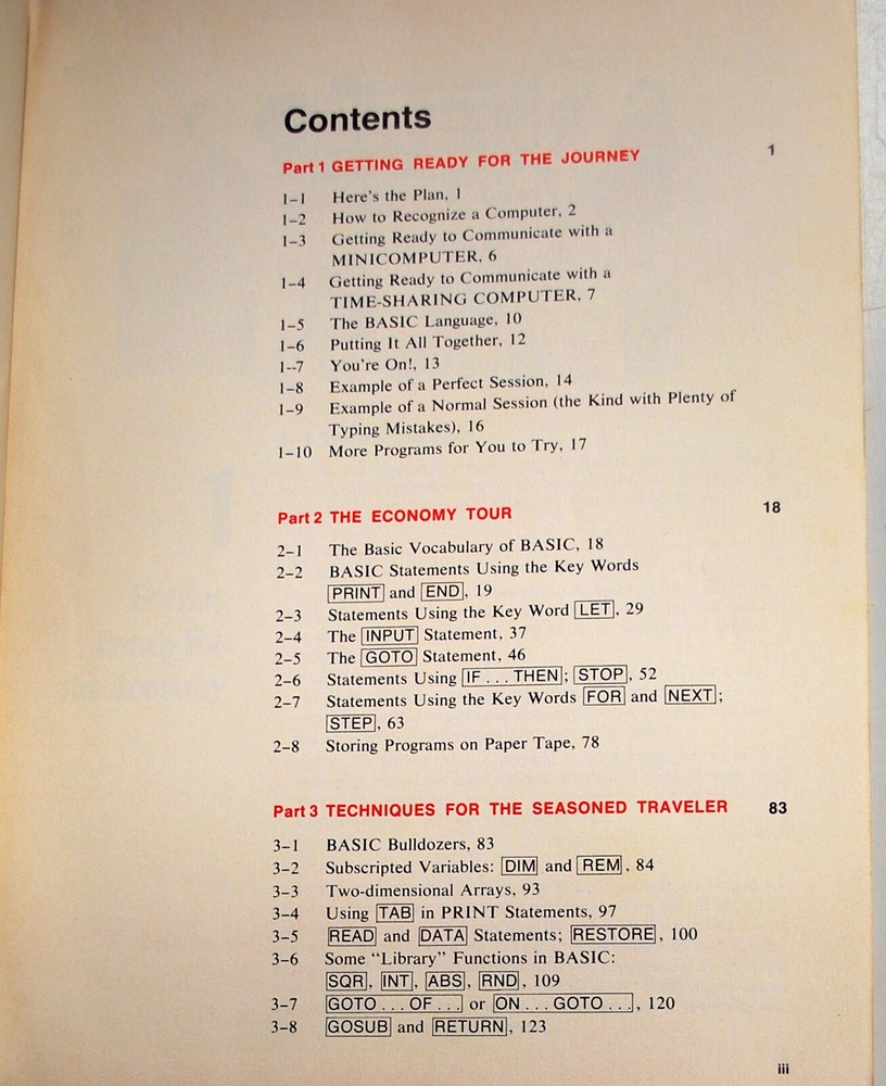 Rare Radio Shack Computer Programming in Basic for Everyone - ships worldwide!