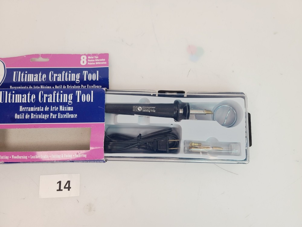 Darice Woodburner Ultimate Crafting Tool With Base 8 Tips Carry Case