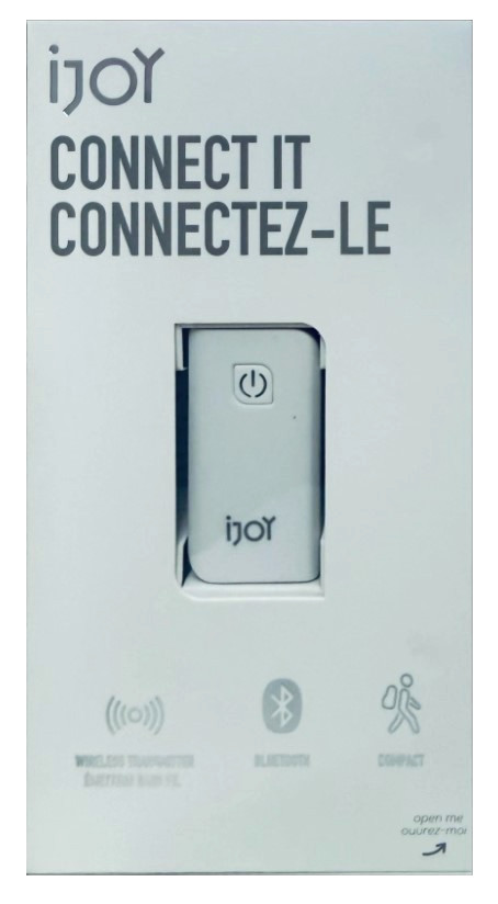 iJoy Connect it Bluetooth Wireless Headphone Transmitter - 3.5mm