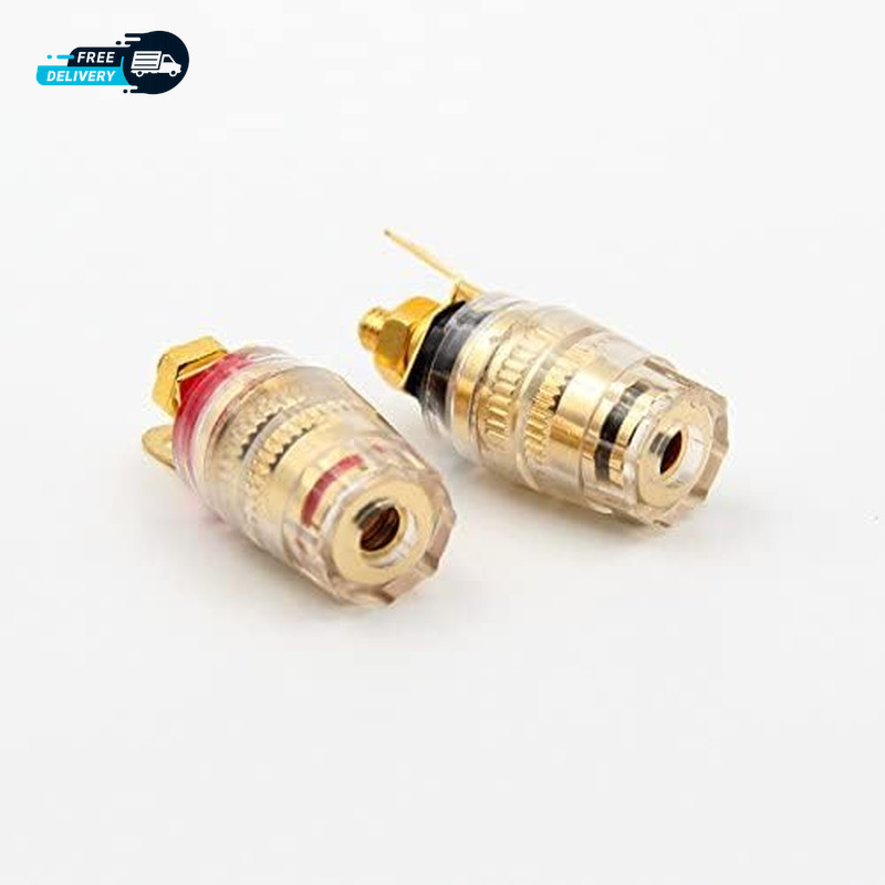 Speaker Binding Post Copper Plug Sockets 4Mm Binding Post Amplifier Speaker