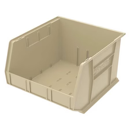 Akro-Mils 30270Stone Hang & Stack Storage Bin, Plastic, Beige, 11 In H, 16 1/2