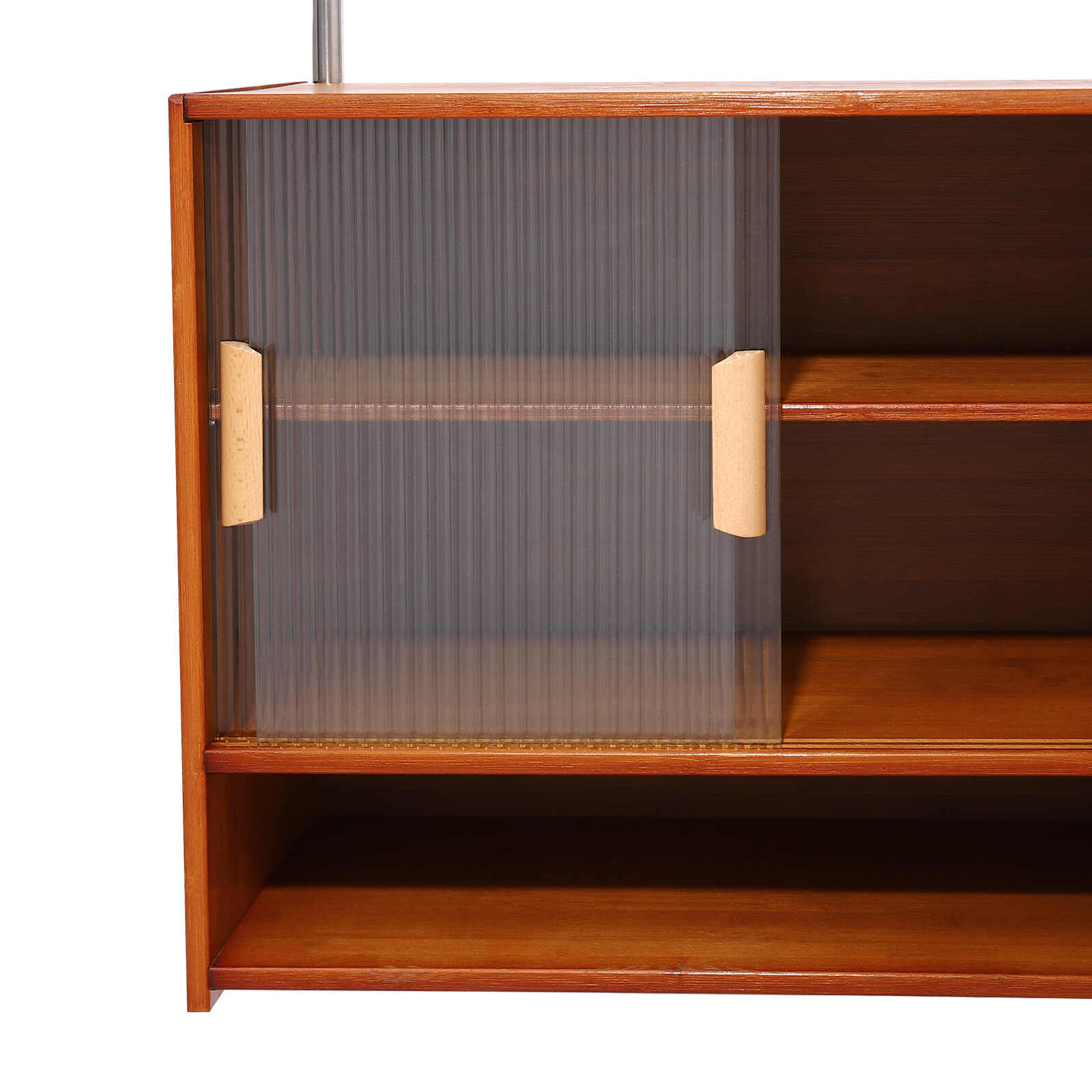 Microware Stand Kitchen Island Storage Cabinet with Open Shelves & Doors