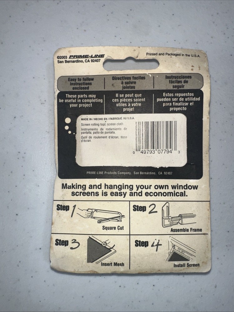 window screen hardware Make 2 Fit 5/8 Cross Bar Clips. READ DESCRIPTION.