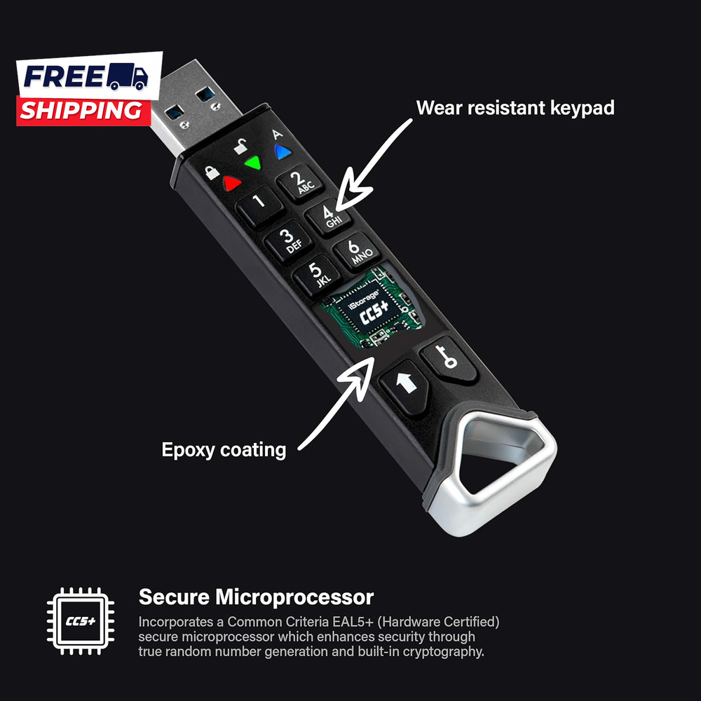 Datashur PRO2 128 GB Secure Flash Drive FIPS 140-2 Level 3 Certified