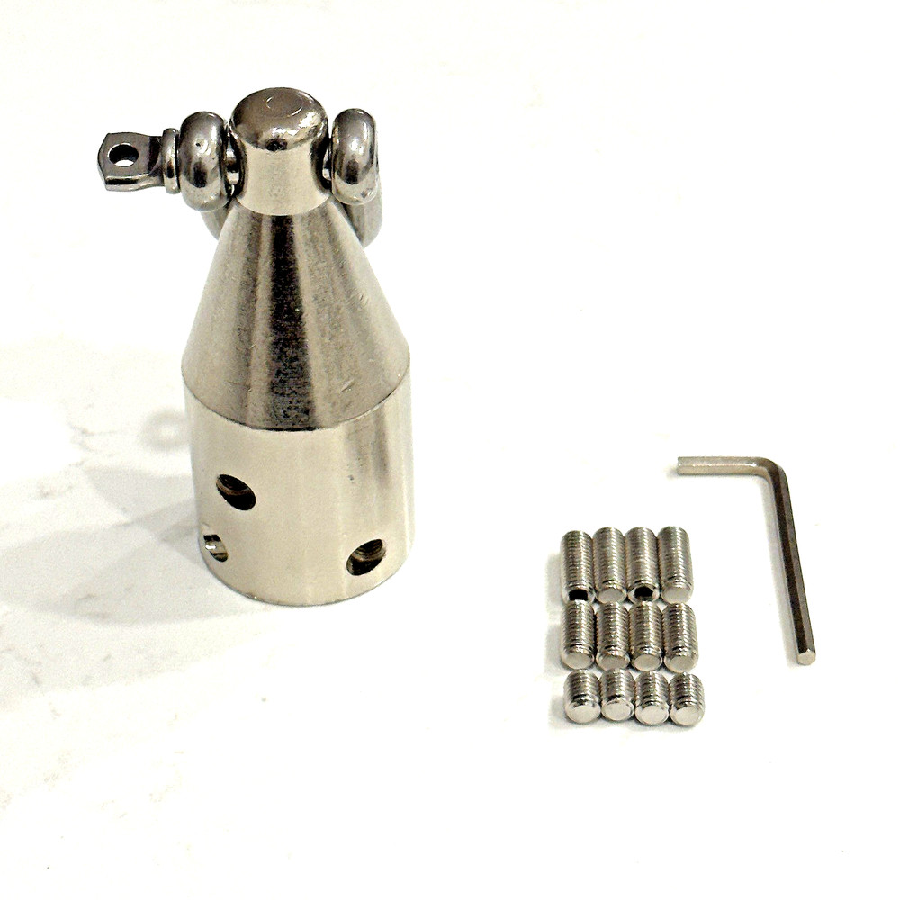 Wire Pulling Grip, 69705 Jr. Wire Puller Attachment Head, Electrical Cable Tool