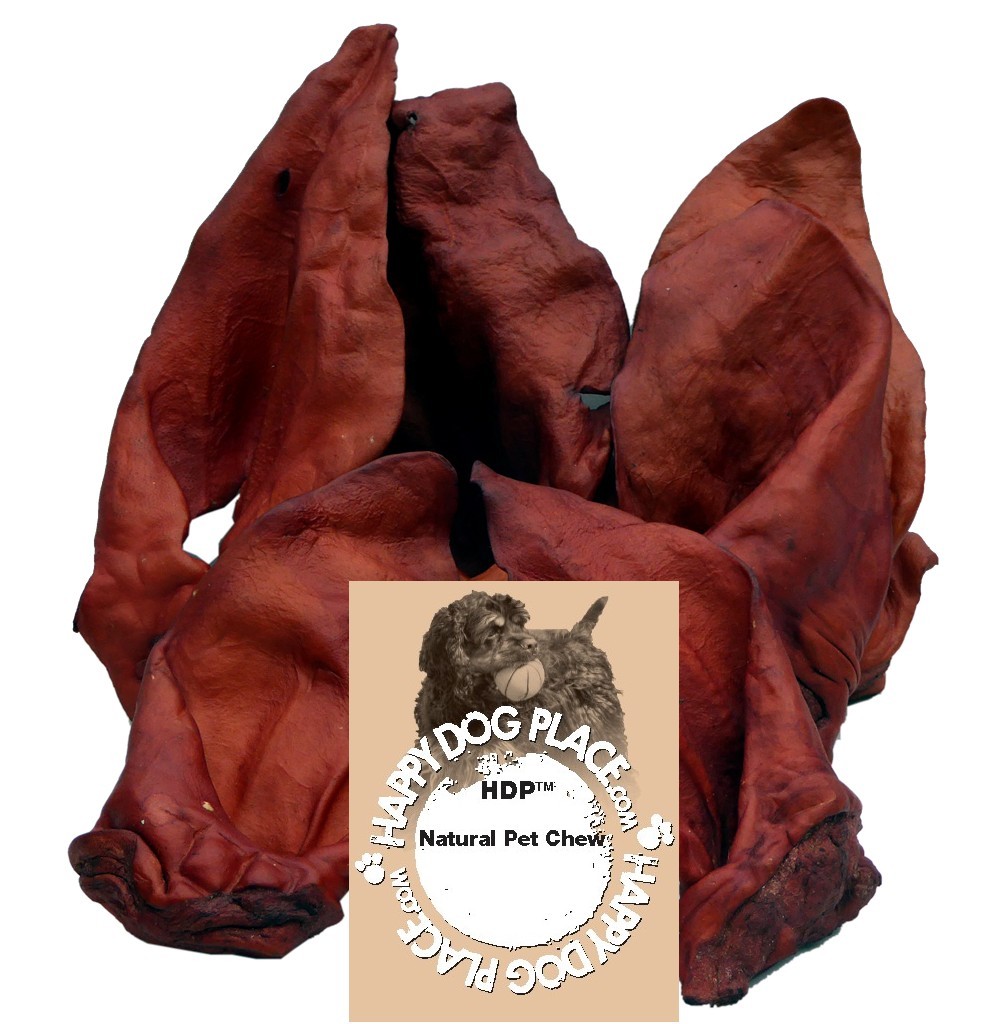 HDP Beef Cow Ears Dog Natural Chew Treat JUMBO
