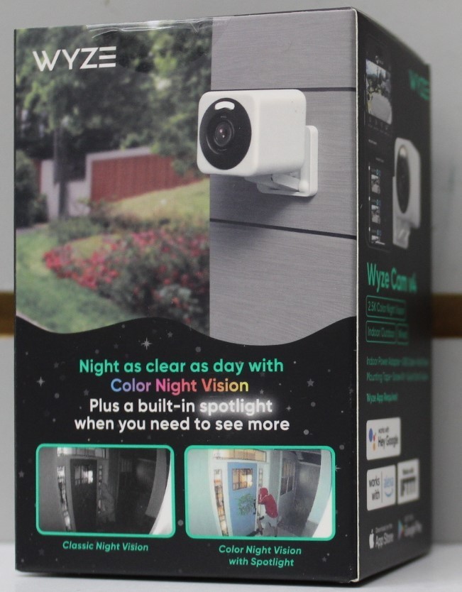 Wyze Cam v4 - 2.5K QHD Indoor/Outdoor WiFi Smart Security Camera
