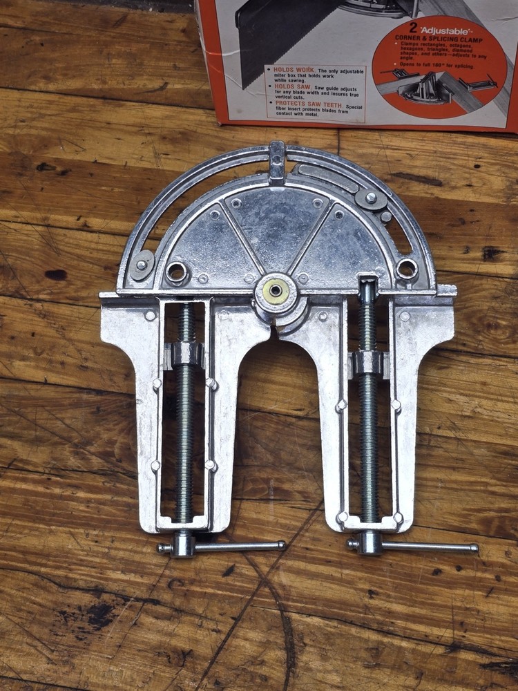 Adjustable Miter Box & Saw Guide NEW