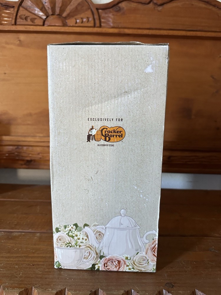 Cracker Barrel Tea Party Glitter Globe (new)