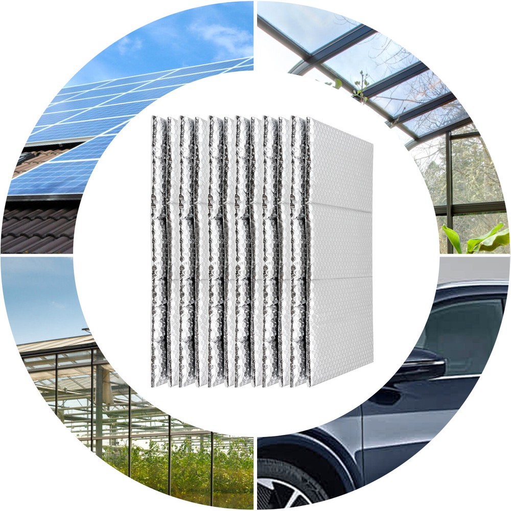 Garage Door Insulation Set Double Bubble Insulation Panels Reflective Barrier