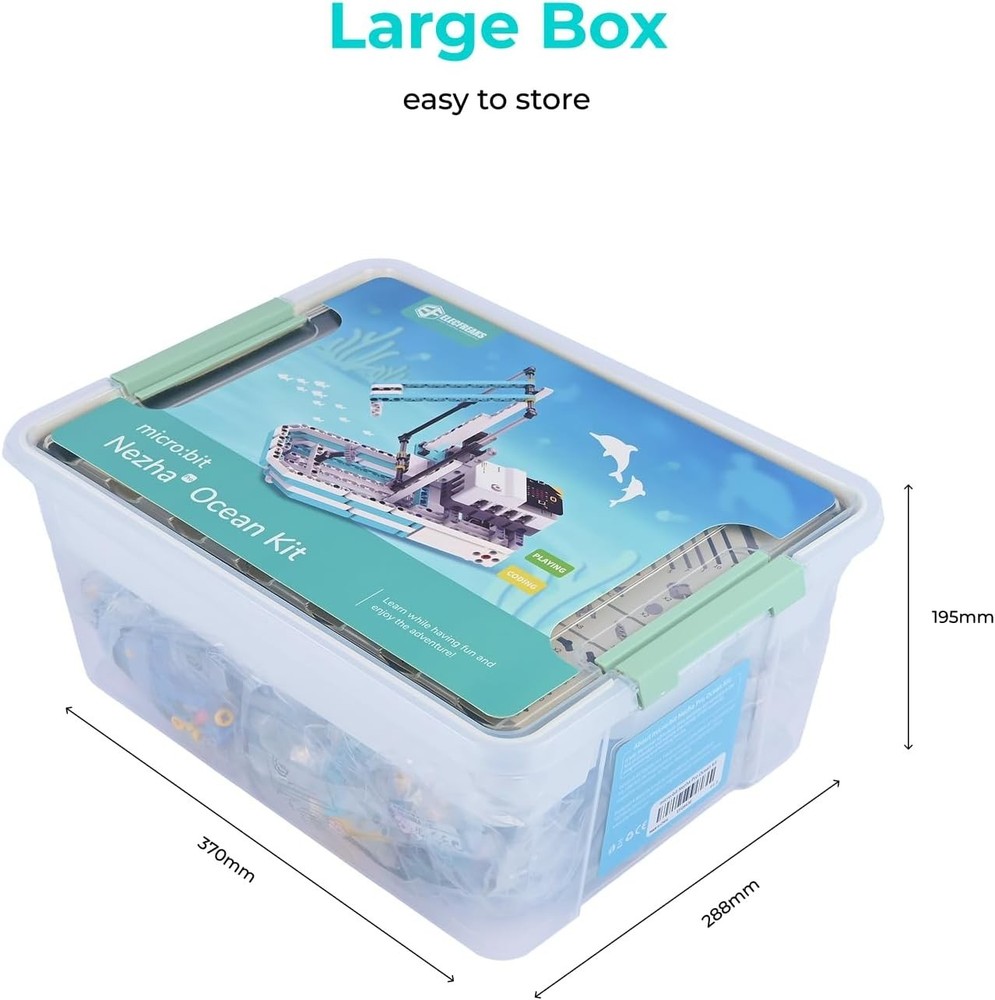 ELECFREAKS Micro:bit Ocean Kit with Nezha Pro Expansion Board with 16+ Makecode
