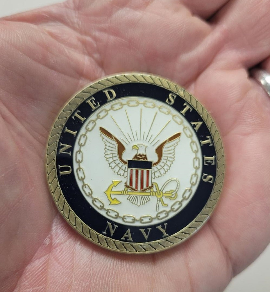 USS Valley Forge CG-50 Crest Challenge Coin