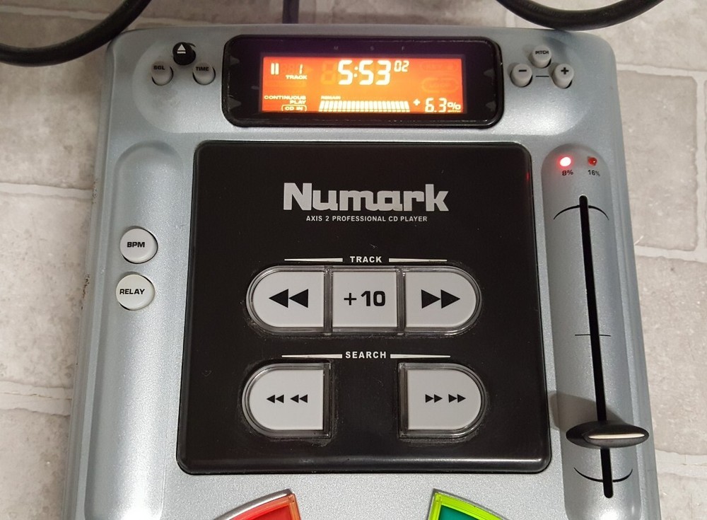 Numark Axis 2 Professional CD Player STICKY SEE **PICTURES**