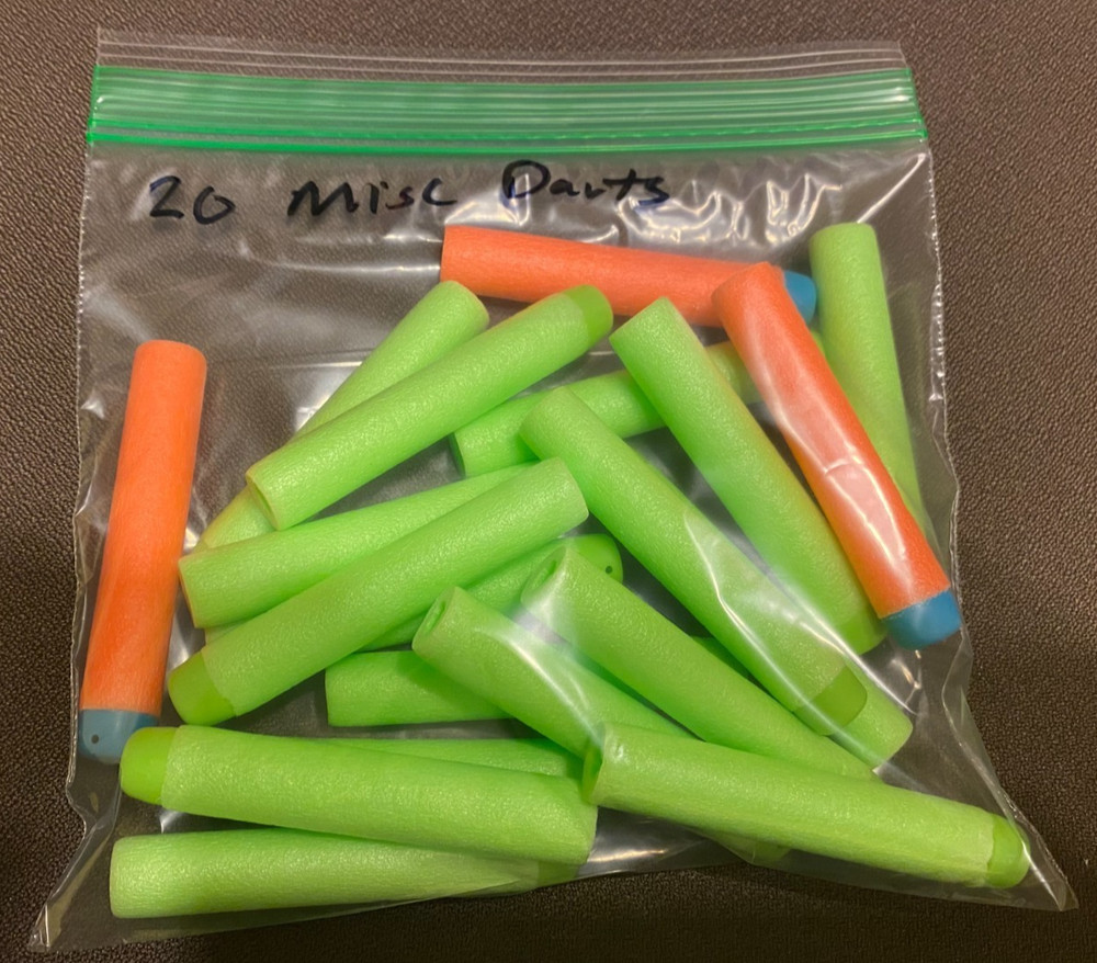 20 Miscellaneous Nerf Darts