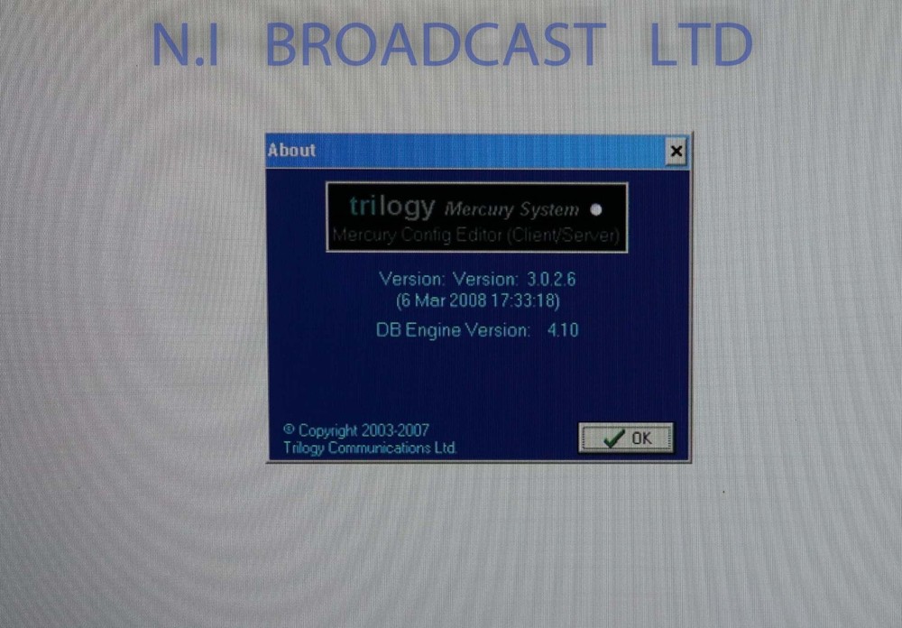 Trilogy Mercury 24 channel digital intercom talkback mainframe.