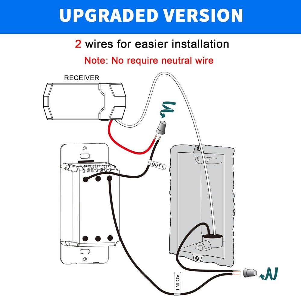 Ceiling Fan Remote Control Kit, Universal Ceiling Fan Remote Control Kit,