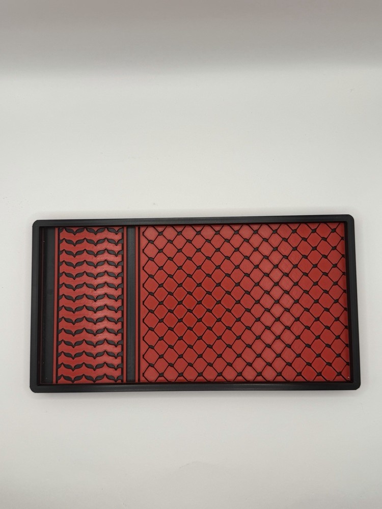 Keffiyeh Pattern EDC Valet Tray - 3D Printed Catchall - Middle Eastern Decor