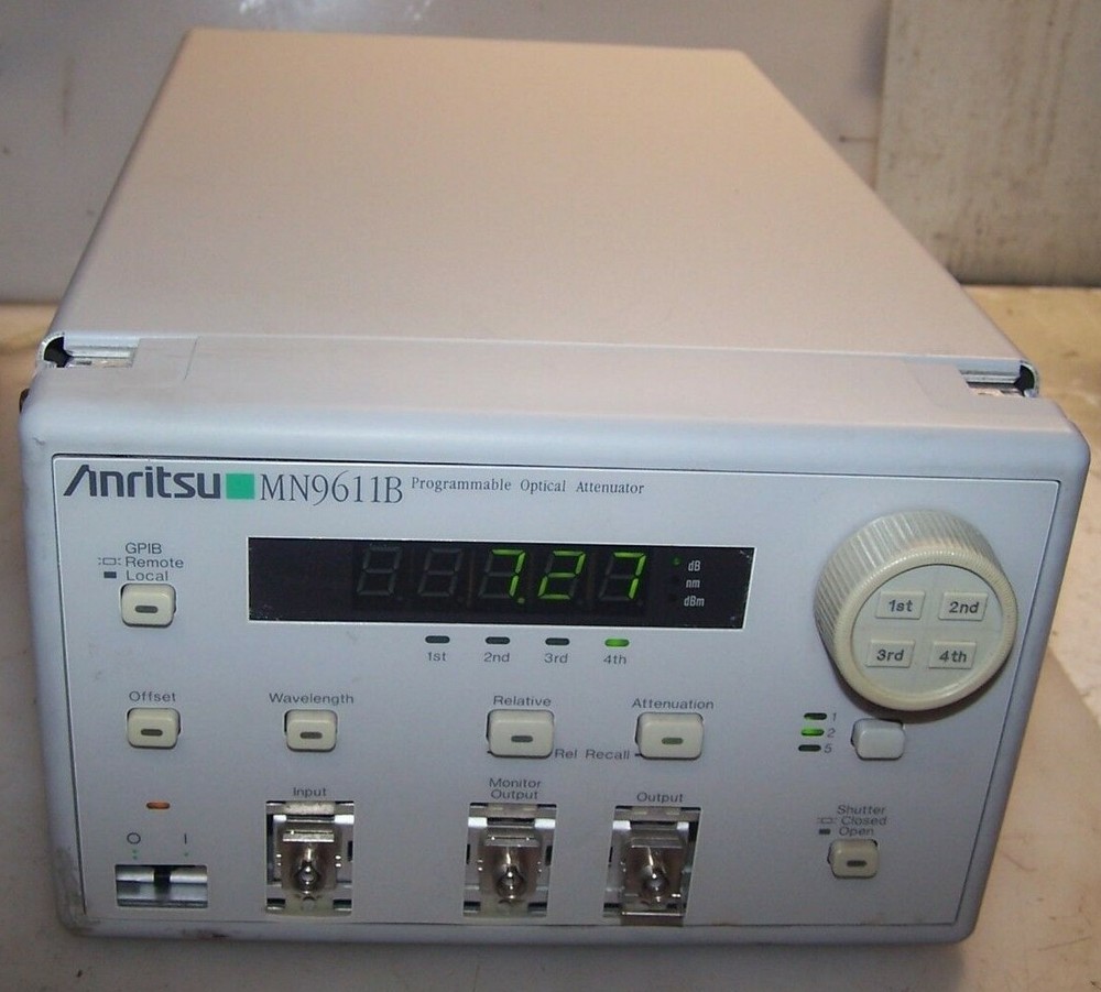 ANRITSU MN9611B PROGRAMMABLE OPTICAL ATTENUATOR