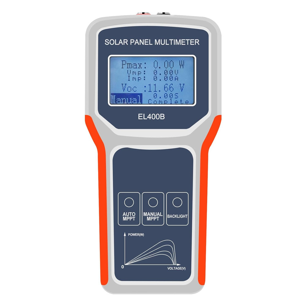 Smart MPPT Solar Panel Tester Multimeter - EL400B Power Meter Tool