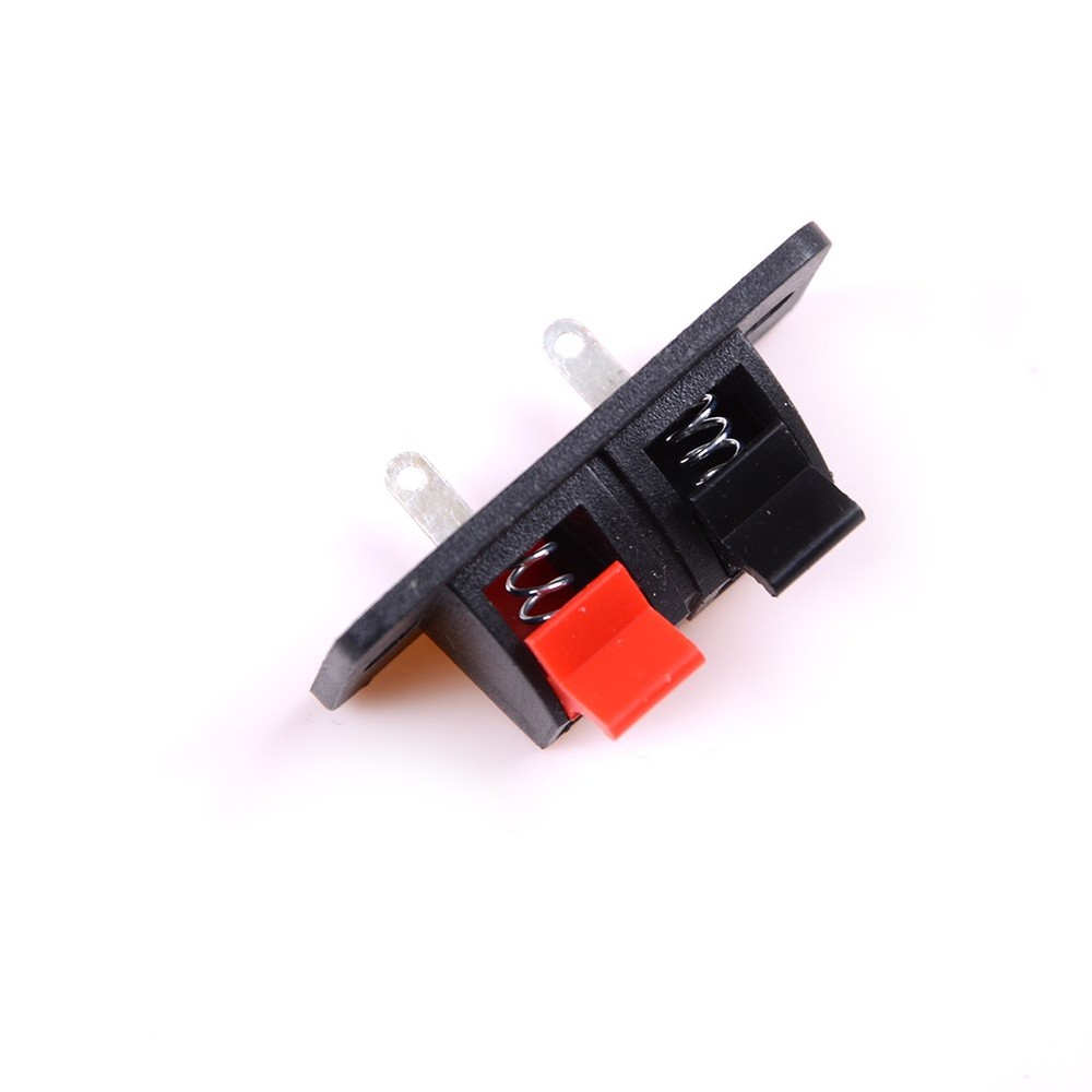 5x 2 Position Push in Jack Spring Load Audio Speaker Terminal Panel Connector“iy