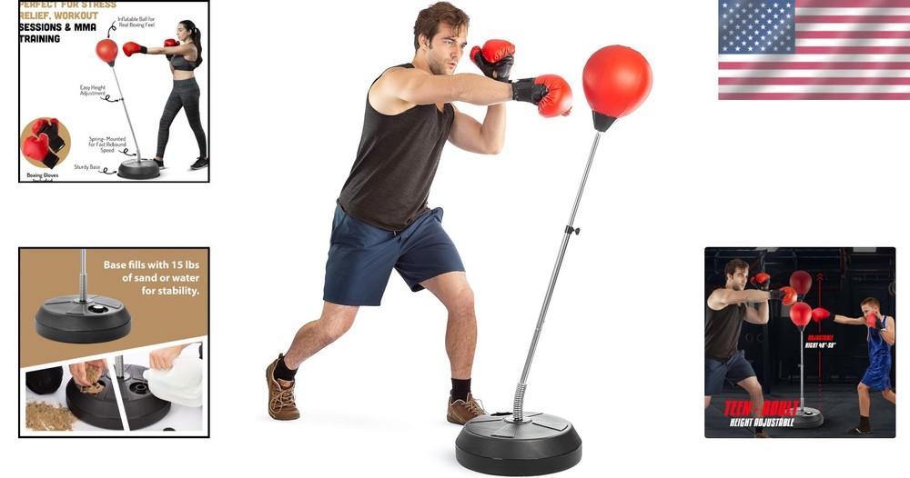 All-in-One Punching Bag Set for Home Workouts
