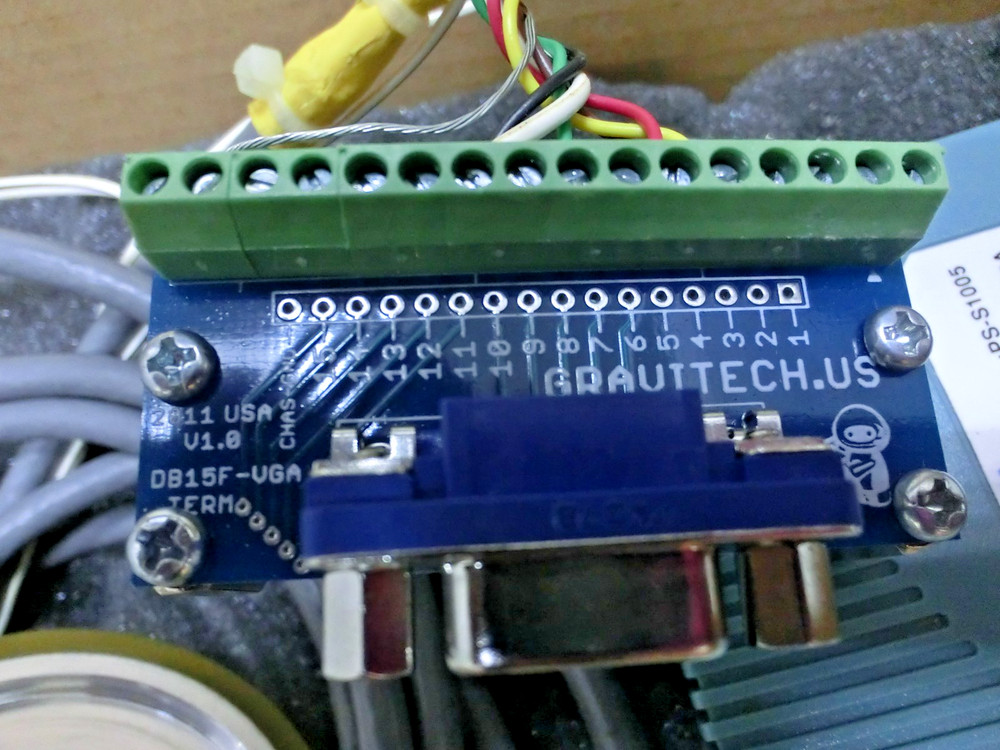 Accu-Coder TRI-212R5-2048NV1RHV-M00 Encoder+Altech PS-S1005+Grantech DB15F,+9689