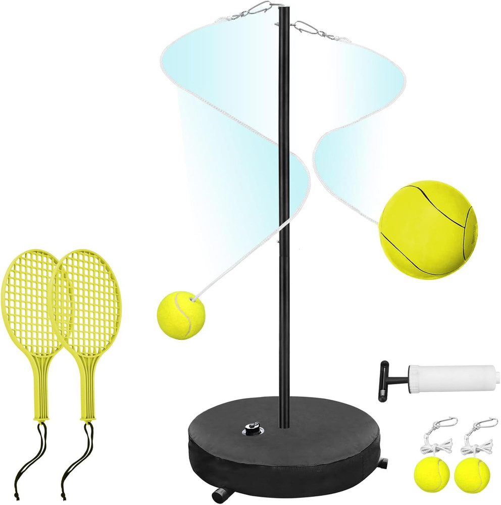 [2025 Upgrade] Tetherball Tennis&Tetherball Set,Heavy Duty Tetherball Equipment