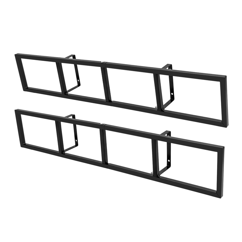 2 Pack Wall Mount CD DVD Floating Shelf Rack - Space-Saving Media Organizer