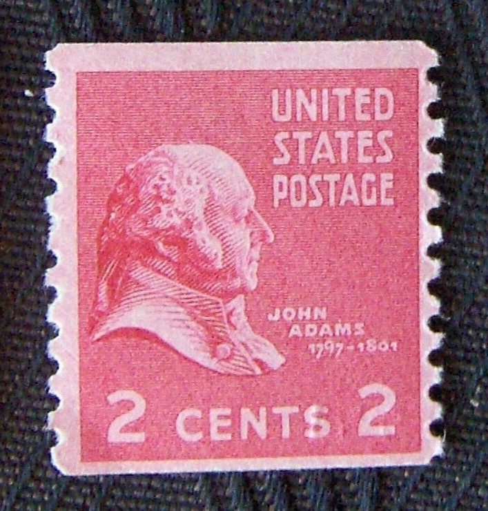 US 2¢ Stamp ADAMS MH. (M2)