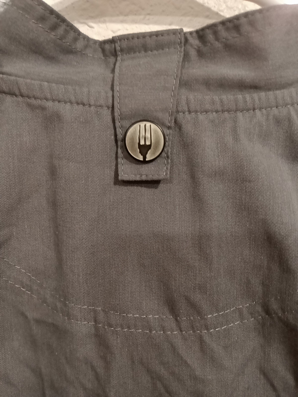 Chef Works Bistro Coat Chefs Jacket Unisex Gray Size Small