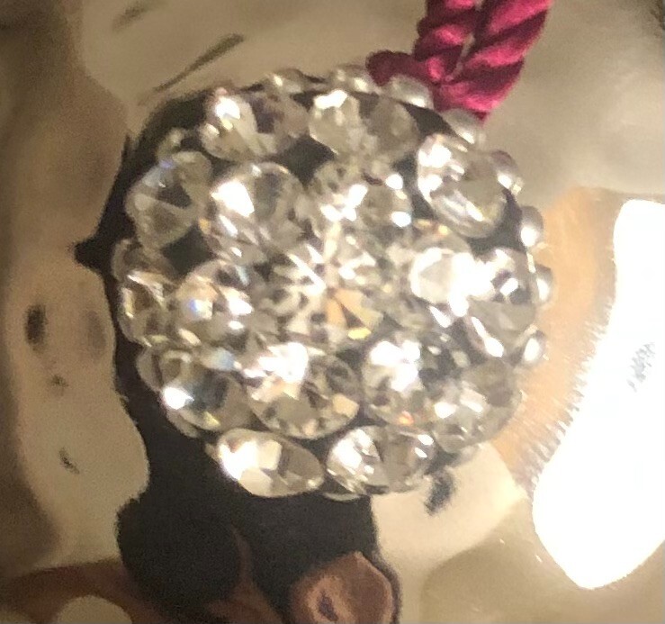 Hammered Silver Ottoman Fez Hat style Candy Sugar Dish Bowl by Bernardo