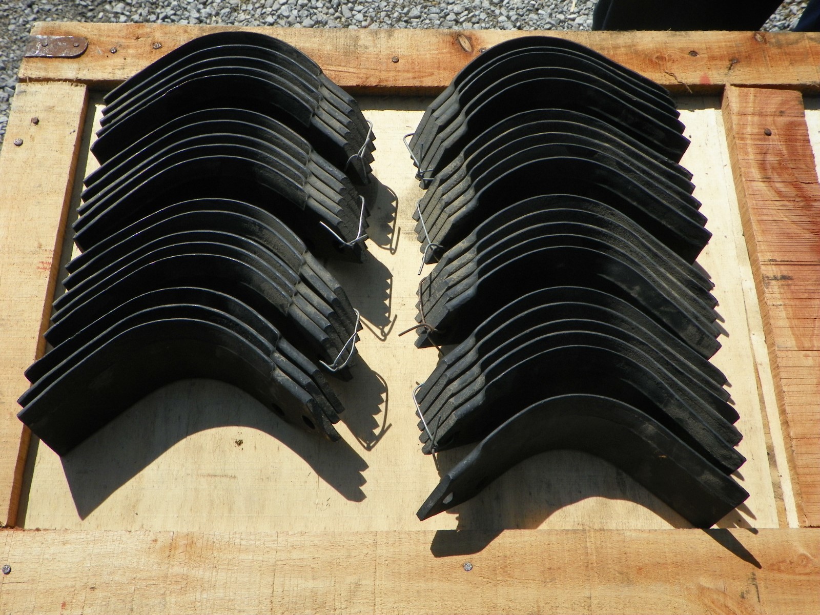 Agric Replacement Tiller Tines Code 04503303 & 04503400  Full Set 65" Machine