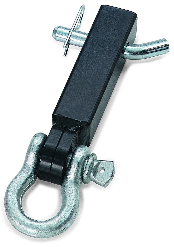 Warn 62041 Steel Receiver Shackle Bracket D-Ring Mount Black