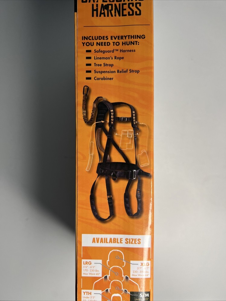 Muddy Safeguard Harness Black Small/Medium
